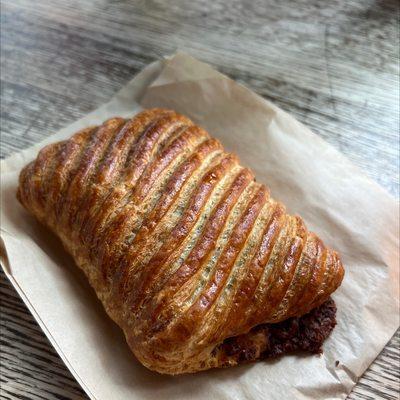 Amazing chocolate croissant