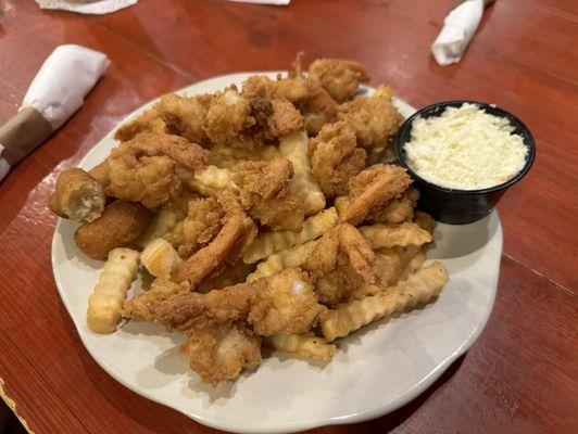 Fried Popcorn Shrimp Dinner - Regular