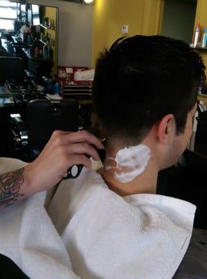 neck shaves!