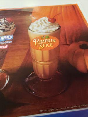 Pumpkin spice shake