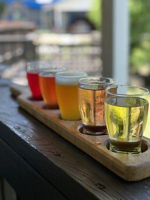 Beer and Cider Flight