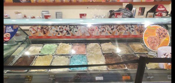 Nice selection of fresh ice cream