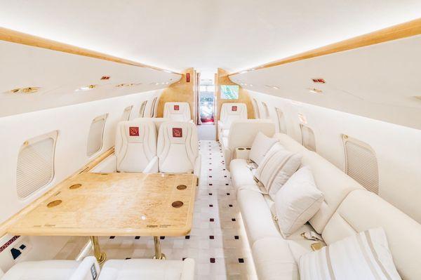 Interior of one of our Challenger 604's!