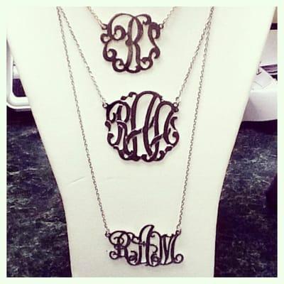 Monogrammed Necklaces