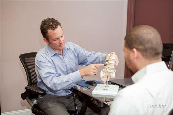 We educate our patients about Chiropractic and we key in on your problem
 and explain the cause in detail!