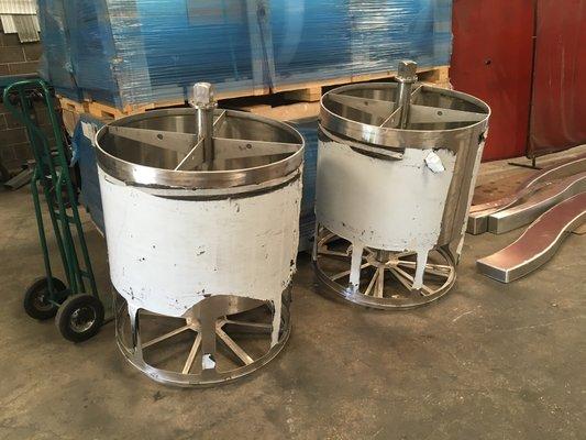 Stainless steel tanks