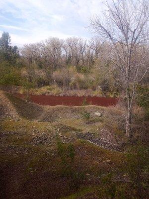 Red pond