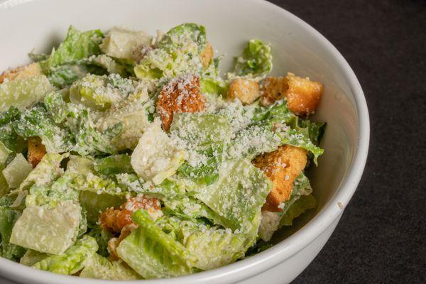 Chef Ted's Caesar Salad. This is a homemade Caesar dressing! So Good!