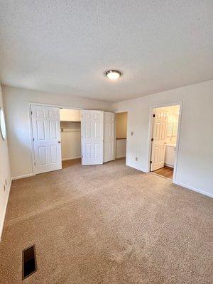 Two Bedroom Townhouse: Primary Bedroom Full View