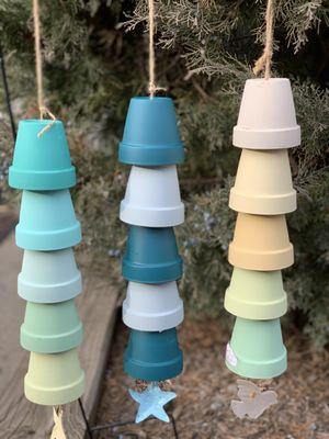 Terra Cotta Wind Chimes back in stock.