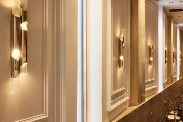 Ballroom wall sconces