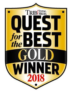 2018 Tribune Reviews Gold Winner for Quest for the Best!