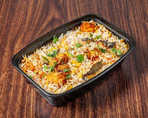 "Savor the aromatic goodness of our Beef Biryani - a hearty and flavorful delight in every bite!"