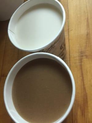 Arroz con leche y champurrado todos los días