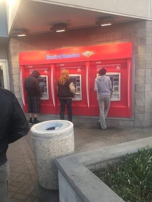 Three ATM's , very convenient