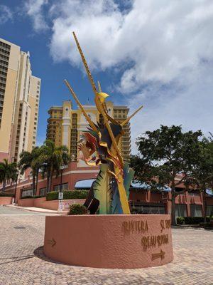 Naiad by artist Albert Paley, Fort Myers