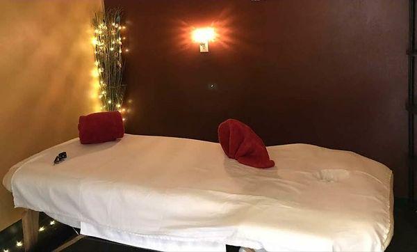 The peaceful, relaxing atmosphere at Garden City Massage Therapy.