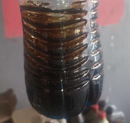 This is NOT what "new" OIL should look like days after you've had an oil change! UNACCEPTABLE!!!