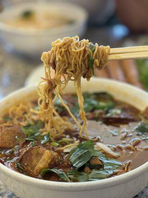 Beef Stew W/ Egg Noodles