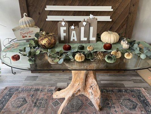 Inside fall decor