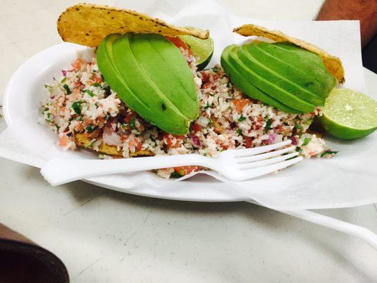 Ceviche Tostada