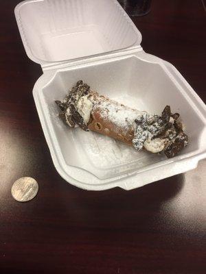 Large Oreo cannoli, absolutely delicious!