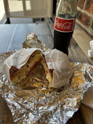 Sofia's Egg Salad Signature & a Mexican Coke .