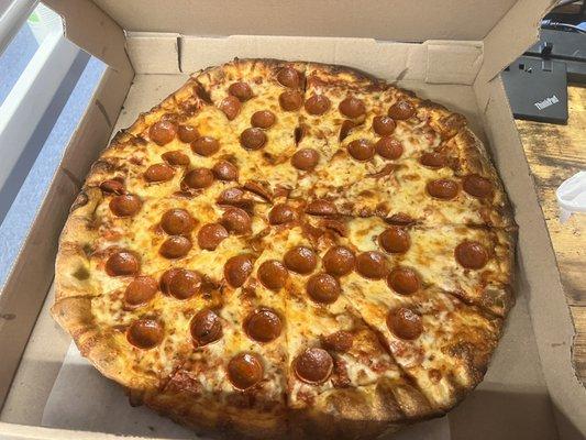 Pepperoni pizza