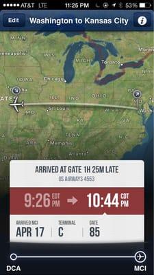 Hey look - this free app tells you EXACTLY when my plane is landing - so don't give me some BS about arrival times changing.