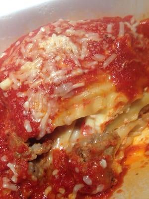 Aunt Mary's Lasagna.