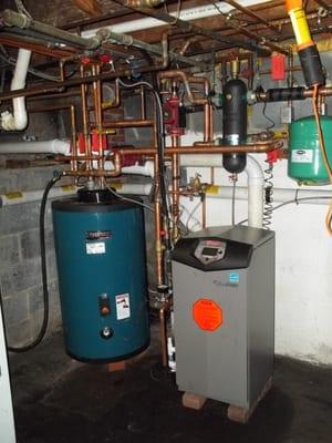 High efficient Boiler With Indirect Storage Tank for Hot Water