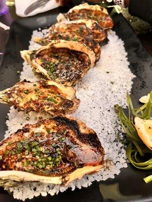 Charbroiled oysters