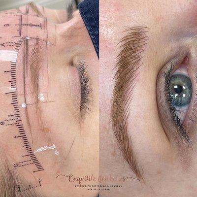 Fluffy microblading