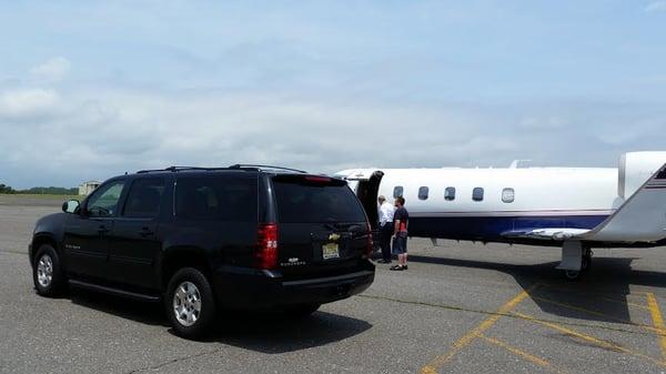 SUV at Municipal Airport