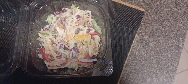 Coleslaw sweet & tangy. Fresh and ooohhh so good 7.20.23