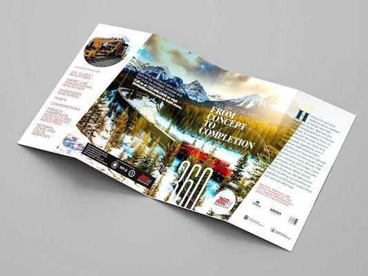 Rail 360, Brochure, Print Design