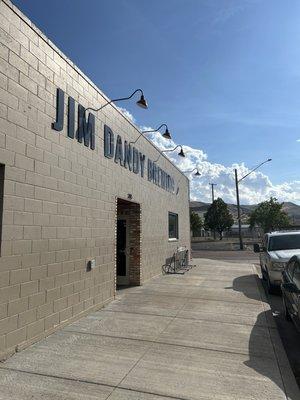 Sweet blue skies over the brewery.