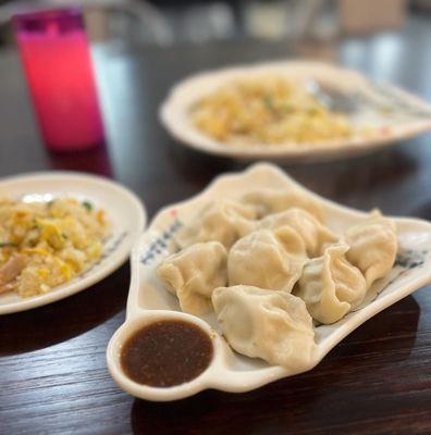 Pork & chive dumplings