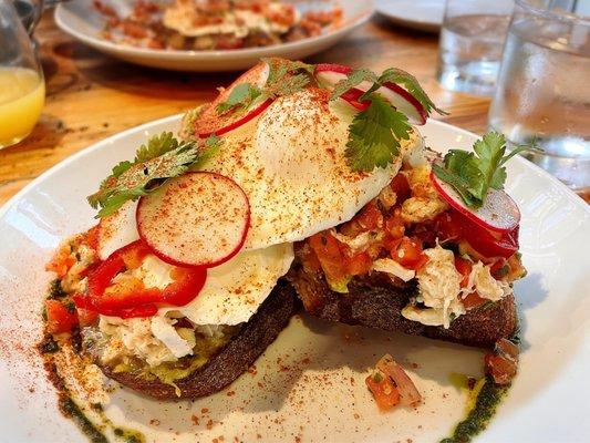 Crab Avocado Toast