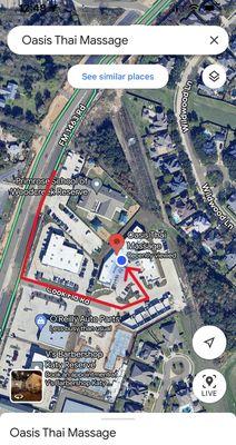 Get off I-10 left turn to FM-1463 pass traffic light and turn left on Cook Field Rd. Access to the gray building at the end road Set.400