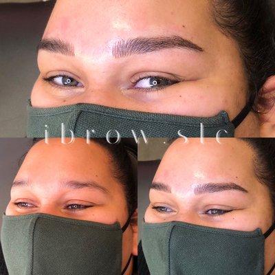 Combination of Microblading & Powder!