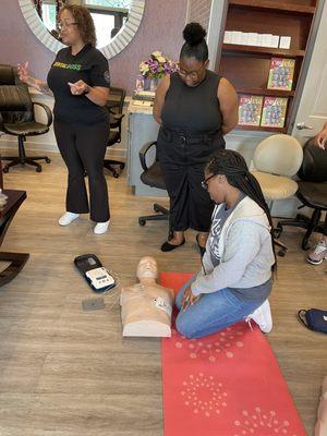 Amazing Smiles entire staff is CPR certified