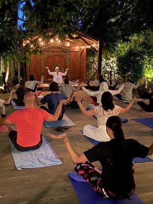 Mystical garden Kundalini meditation with Vila