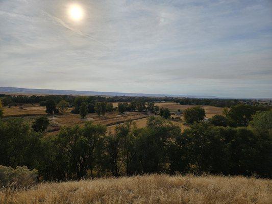 View of the land that comprised the mission