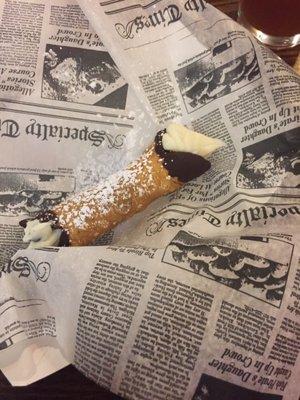 Italian cannoli