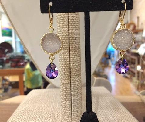 Beautiful earrings by Pebbles & Gold