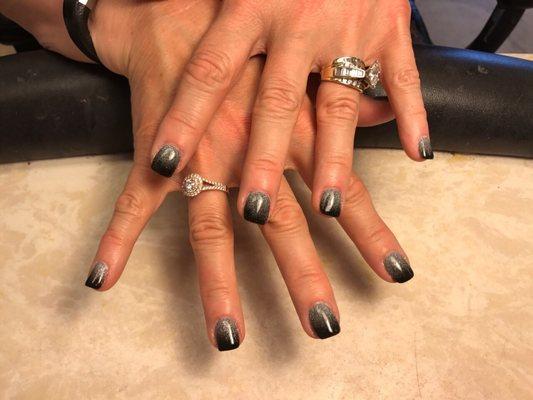 Ombre healthy nails