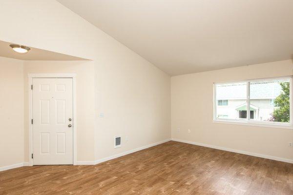 Vaulted living area