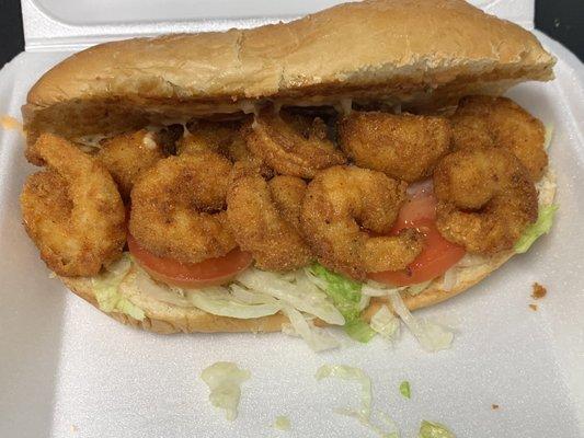 Shrimp Po'Boy I am bout to get it on y'all check this Young men