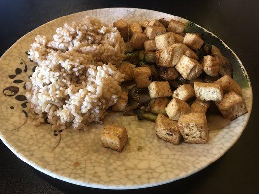 Tofu Hibachi.